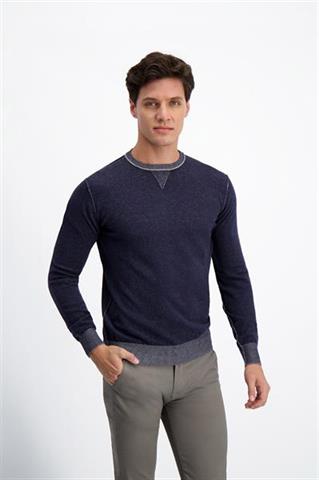 Granatowy sweter Taglio Vivo 72741 - 197281