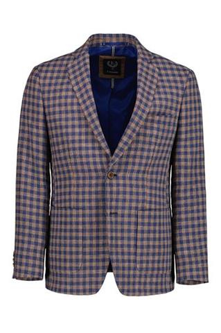 Wiosenna marynarka męska w kratę 46107 - 198541