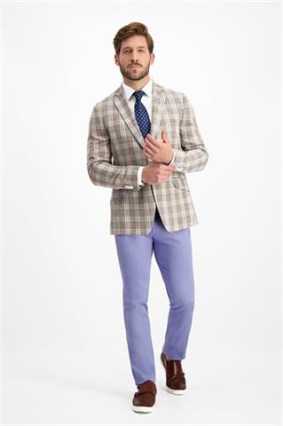 Marynarka męska w kratkę 46054 - 198851