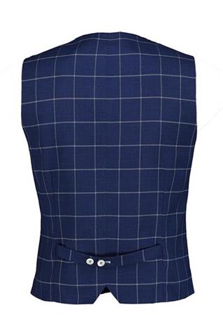 Kamizelka męska w kratę 10130 - 199041