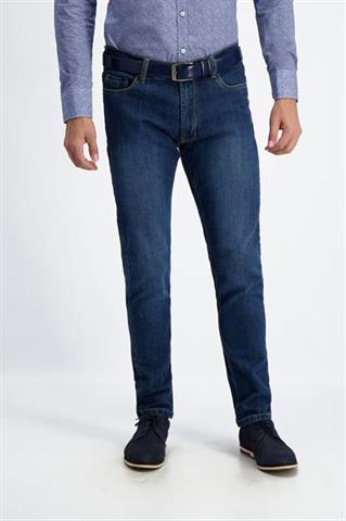 Granatowe jeansy męskie 63442 - 200311