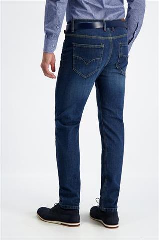 Granatowe jeansy męskie 63442 - 200321