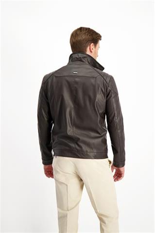 Brązowa kurtka męska pilotka Bosco Mat 12115 - 202621