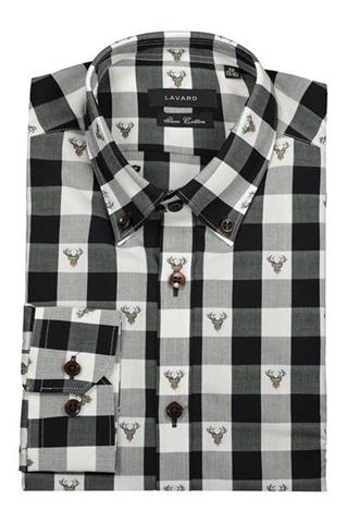 Koszula męska w kratę 92459 - 203111