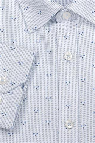 Koszula męska w mikro wzór 92956 - 204481
