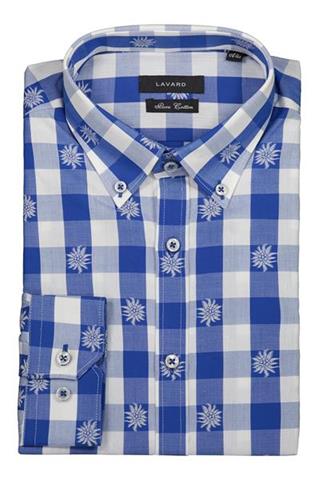 Koszula męska w kratę 92456 - 204991