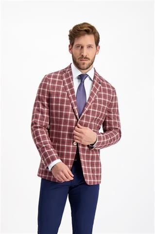 Marynarka męska w kratę 46055 - 205281