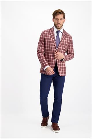 Marynarka męska w kratę 46055 - 205301