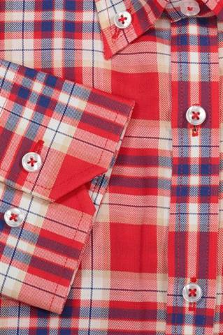 Koszula w kratę Lavard Gold 93149 - 206311