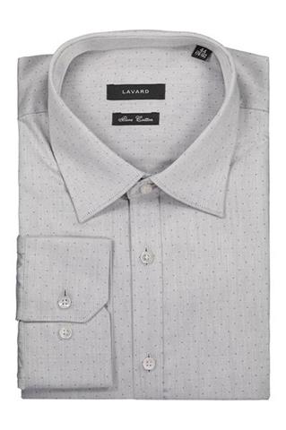 Szara koszula we wzory 92621 - 206741