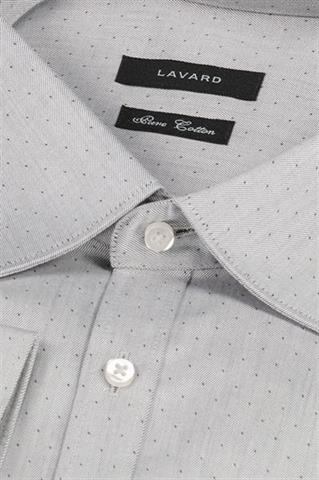 Szara koszula we wzory 92621 - 206751