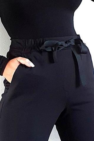 Czarne spodnie dresowe 58005 - 208521