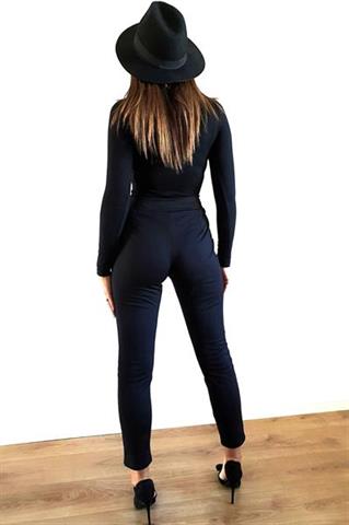 Czarne spodnie dresowe 58005 - 208531