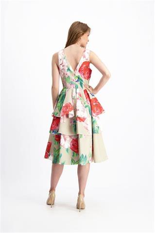 Sukienka koktajlowa w kwiaty Charlotte 84168 - 208971