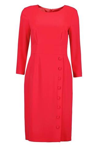 Klasyczna sukienka midi 58022 - 210101