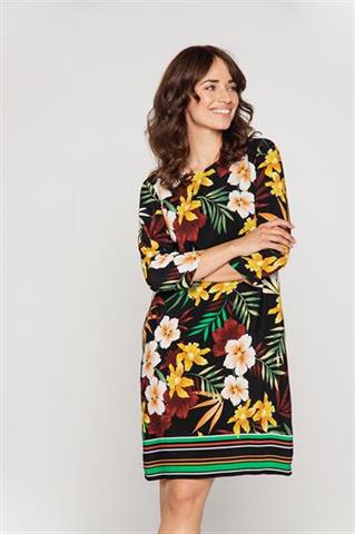 Sukienka w kwiatowy wzór 58030 - 210641