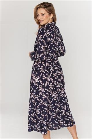 Sukienka midi w kwiatowy wzór 58040 - 211291