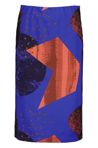 Wzorzysta spódnica ołówkowa 58041 - 211381