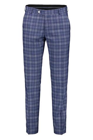 Spodnie męskie w kratę 60912 - 211711