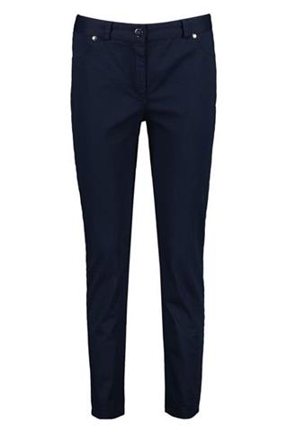 Granatowe spodnie damskie 83864 - 215541