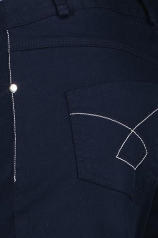 Granatowe spodnie damskie 83864 - 215561