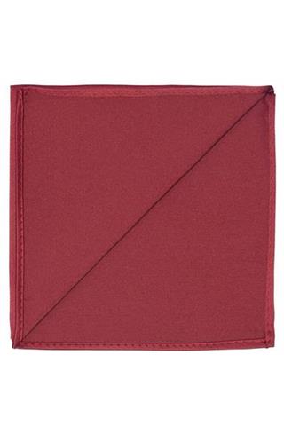 Gładka bordowa poszetka 57159 - 21561