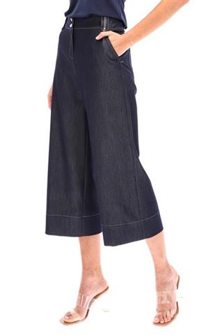 Denimowe spodnie kuloty 58160 - 220831