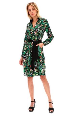 Kwiatowa szmizjerka z pasem 58163 - 221021