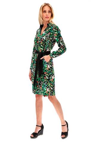 Kwiatowa szmizjerka z pasem 58163 - 221041