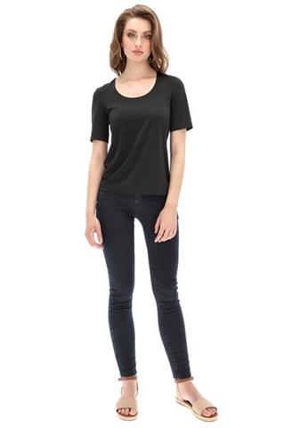 Czarny t-shirt z krótkim rękawem 58169 - 221381