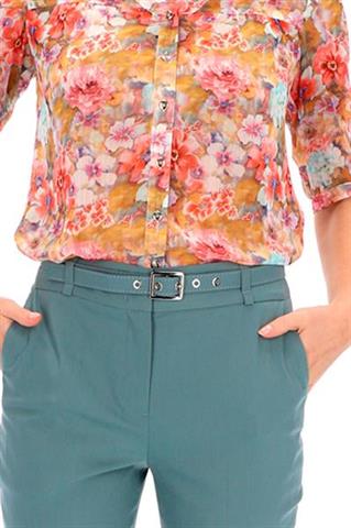 Proste spodnie z kantem 58183 - 222351