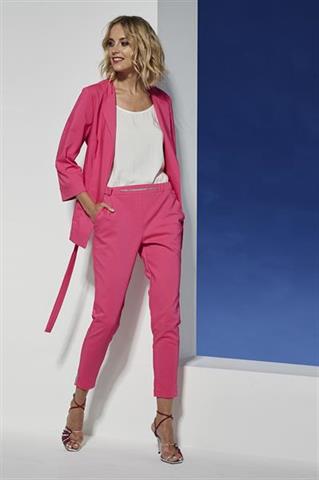 Kopertowy żakiet w odcieniu różu 58188 - 227681