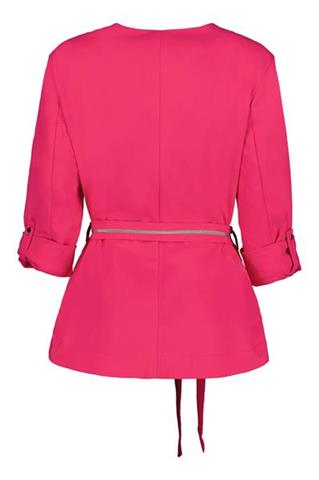 Kopertowy żakiet w odcieniu różu 58188 - 227701