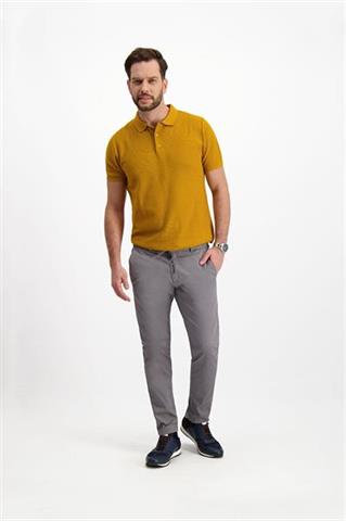 Szare spodnie chinos z gumką w pasie 60176 - 230681