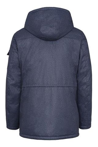 Granatowa kurtka z odpinanym kapturem 16809 - 231