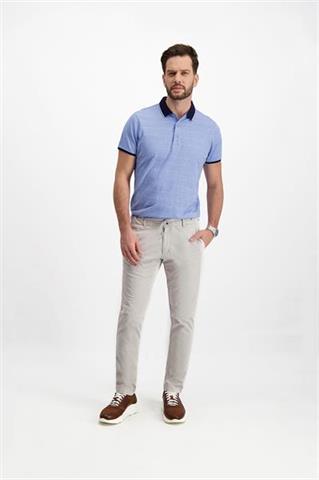 Jasnoszare spodnie chino z gumką w pasie 60175 - 235951