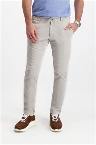 Jasnoszare spodnie chino z gumką w pasie 60175 - 235961