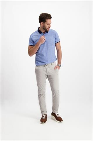 Jasnoszare spodnie chino z gumką w pasie 60175 - 235971