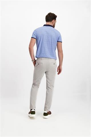 Jasnoszare spodnie chino z gumką w pasie 60175 - 235981