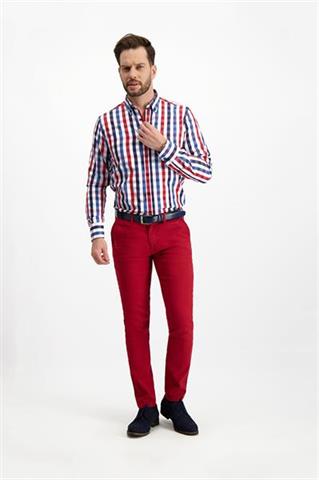 Koszula slim w kratę 93210 - 236321