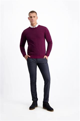 Spodnie męskie w kratkę chinos 64563 - 238931