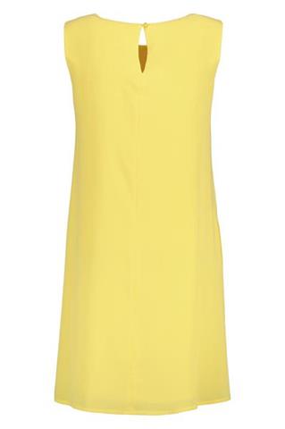 Żółta sukienka trapezowa 58221 - 240921