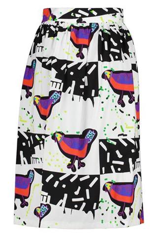 Spódnica midi z marszczeniem w talii 58225 - 241551