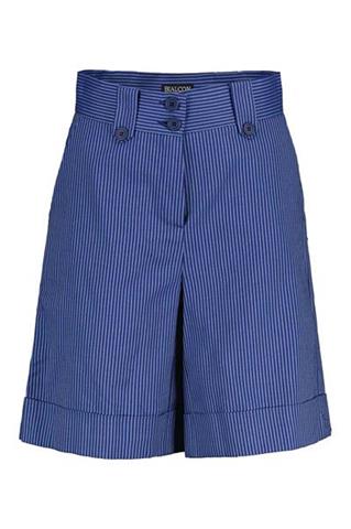 Granatowe szorty damskie z mankietami 58222 - 241631