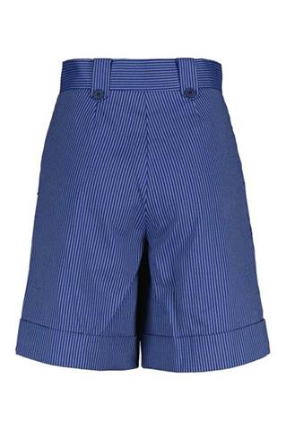 Granatowe szorty damskie z mankietami 58222 - 241641