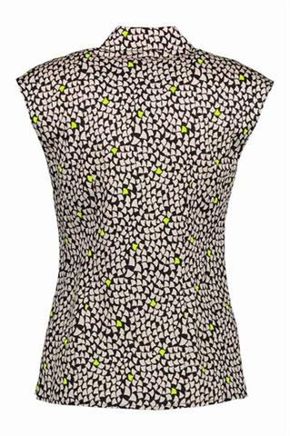 Koszula z kolorowym printem 58215 - 242621