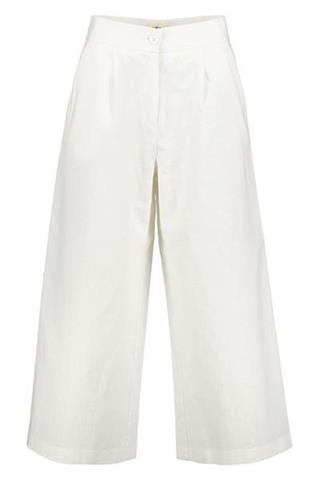 Lniane spodnie typu culotte 58236 - 242711