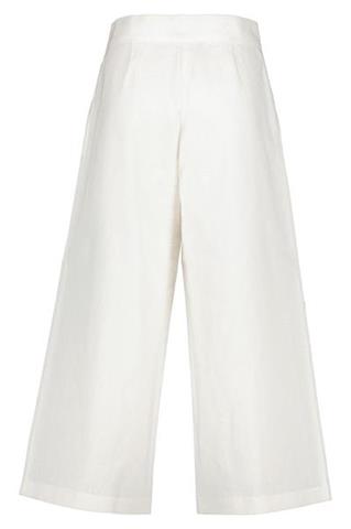 Lniane spodnie typu culotte 58236 - 242721