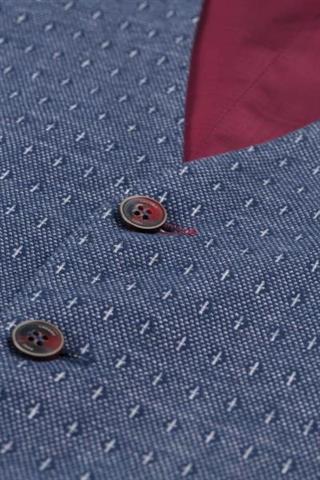 Męska kamizelka w drobny wzór Sambuca 10062 - 24281