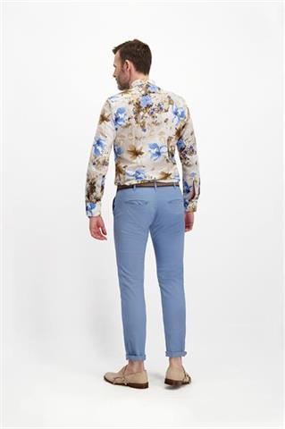 Niebieskie spodnie chinos 64167 - 244251